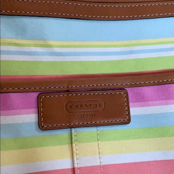 Colorful Coach purse - Picture 2 of 13